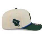 New Era Pánská kšiltovka Milwaukee Bucks NBA 2025-26 City Edition 9SEVENTY Stretch-Snap
