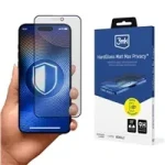 3mk Hardglass Matt Max Privacy ochranné sklo pro Apple iPhone 16 Pro (5903108604567)