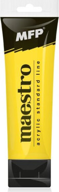 Akrylová barva Maestro 75ml - lemon yellow