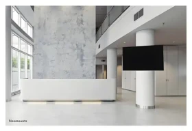 Neomounts WL30S-910BL16 černá / Sloupový držák TV / 40-75" / fixní / zamykatelný / nosnost 50 kg (WL30S-910BL16)