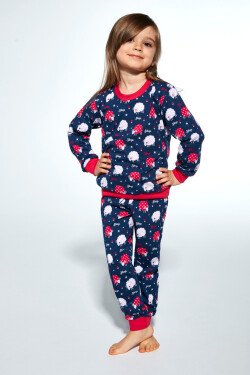 Dívčí pyžamo YOUNG GIRL DR 033/168 MEADOW granát