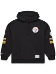 Mitchell & Ness Pánská mikina NFL Pittsburgh Steelers Triple Check Hoodie Velikost: M