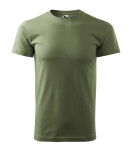 Heavy New tričko unisex khaki M