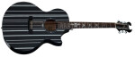 Schecter Synyster Gates AC-GA SC Black with Silver Pin Stripes