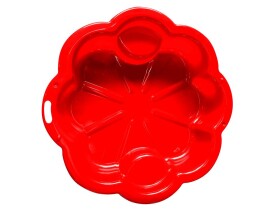 Pískoviště květina - červené 107x107 cm, Wiky, W048442