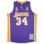 Mitchell & Ness Pánský dres Los Angeles Lakers NBA Shaquille O'Neal #34 2001-02 Authentic - Fialová Velikost: L