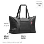 Skládací cestovní taška Reisenthel Mini Maxi Travelbag Leo macchiato