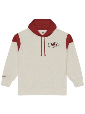 Mitchell & Ness Pánská mikina Kansas City Chiefs NFL Retro Roots French Terry Hoodie Velikost: 2XL