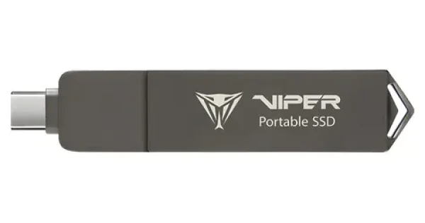 Patriot VIPER PVP30 512GB černá / Externí SSD / R: 1000MBs / W: 1000MBs / USB-C 3.2 Gen 2 (PVP30512G28UDG)