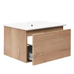 Koupelnová skříňka s umyvadlem Naturel Savona 78x43x44,8 cm dub halifax mat SAVONA80DH SAVONA80DH