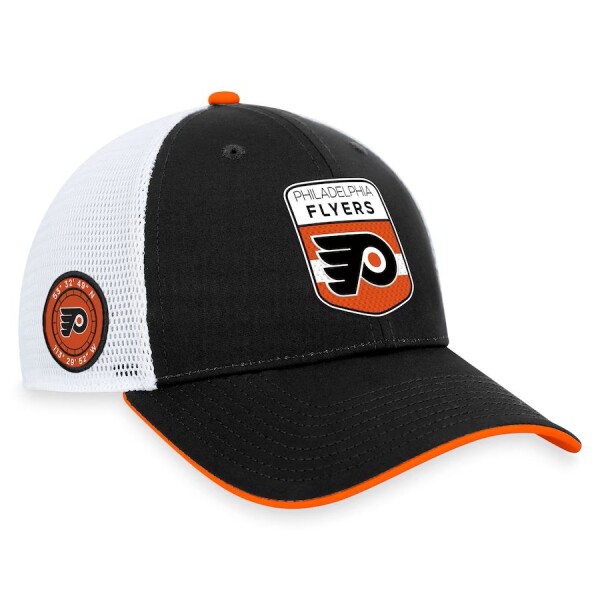 Fanatics Pánská kšiltovka Philadelphia Flyers Draft 2023 Podium Trucker Adjustable Authentic Pro