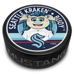 Mustang Puk Seattle Kraken NHL Buoy Mascot Textured Puck