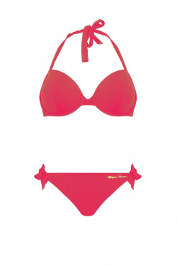 Dámské dvoudílné plavky růžová Emporio Armani XS růžová