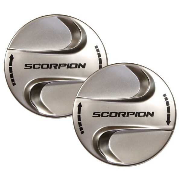 Kolečka pro uchycení plexi Scorpion Exo-1000/500/490 stříbrná - stříbrné