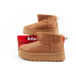 Lee Cooper snow boots women winter fashion fur insulated boots brown dámské 38