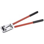 KNIPEX - kleště lisovací - 230mm - čtyřtrnové, stočené kontakty Harting; Ilme; Phoenix; Amphenol; Walther; HTS;Contact; Weidmüller 0.14-6mm², v plastovém kufříku s pěnovou vložkou (975265)