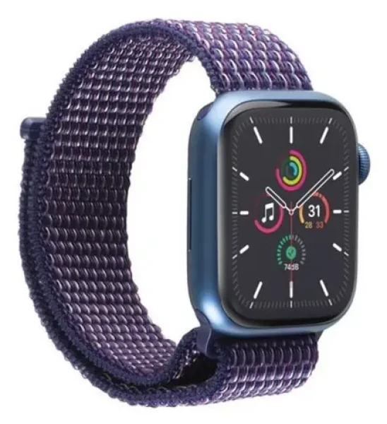 Aiino Koa Night Blue / Řemínek / Apple Watch 42-49 mm / Series 1-11 (AIBANDL-BL)