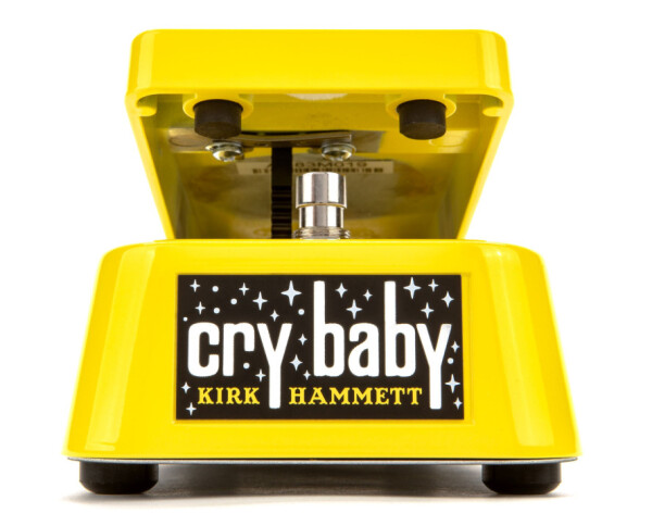 Dunlop Kirk Hammett Cry Baby Wah Yellow Sparkle Edition