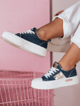 Dámské tenisky na platformě TRENDIS denim FashionStreet ZY0678 38