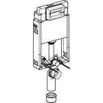 GEBERIT KOMBIFIXBasic vč. chromového tlačítka DELTA 51 + WC CERSANIT INVERTO + SEDÁTKO DURAPLAST SOFT-CLOSE 110.100.00.1 51CR IN1