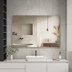 Erga Rectangle, obdélníkové zrcadlo 120x80 cm, ERG-V01-RECTAGLE-1280-CL