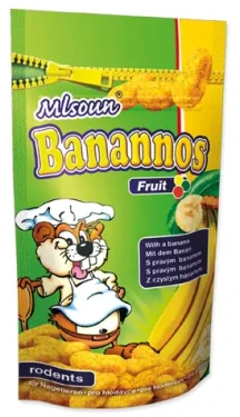 Mlsoun Dafiko banánové dropsy 75 g / Pamlsek pro hlodavce (665-996210)