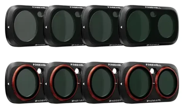 Freewell All Day sada filtrů Insta360 Luna Ultra / Sada filtrů / 8 ks / ND8, ND16, ND32, ND64, ND/PL (FW-LNUB-ALD)