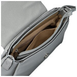 Stylová dámská koženková crossbody kabelka Kornelia, šedá