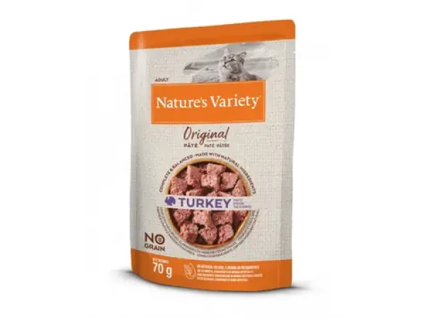 Nature´s variety original pro kočky s krůtou 70g / Kapsička pro kočky (8410650278087)