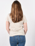 RVCA SLACKER OATMEAL dámské tričko krátkým rukávem