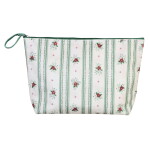 Strömshaga Kosmetická taštička Felicia Green L, zelená barva, textil