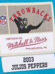 Mitchell & Ness Pánský dres Carolina Panthers NFL Julius Peppers #90 2003 Legacy Throwback Velikost: M
