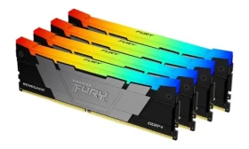 Kingston FURY Renegade RGB 64GB (4x 16GB) DDR4 3600MHz / CL16 / DIMM / 1.35V / Non-ECC / Un-Registered / 1Gx8 (KF436C16RB12AK4/64)