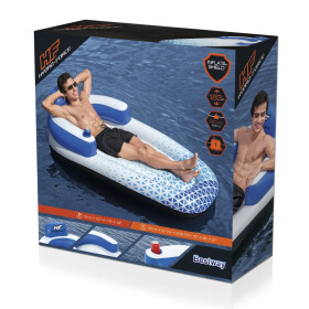 Nafukovací lehátko Indigo Wave 1,91 m x 1,07 m - Alltoys Bestway