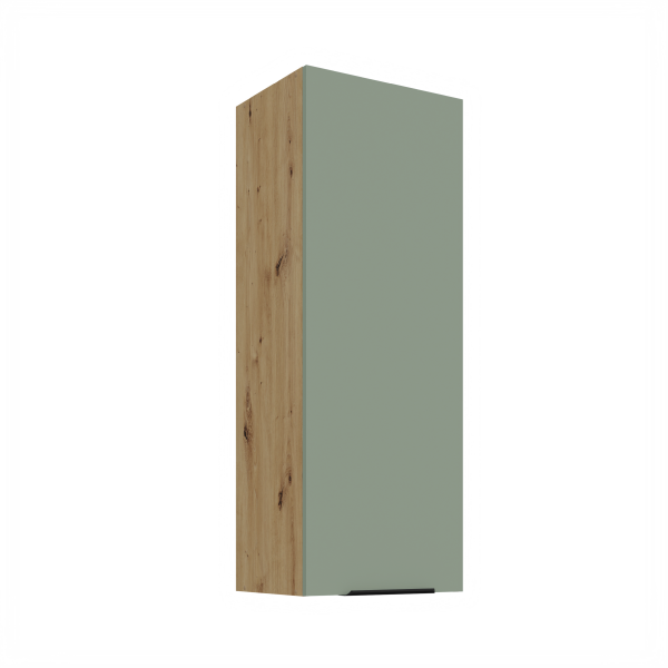 Horní skříňka Aria 40 G-108 1F Barva korpusu: Dub artisan, Barva dvířek: SA - Aquamarine AFM