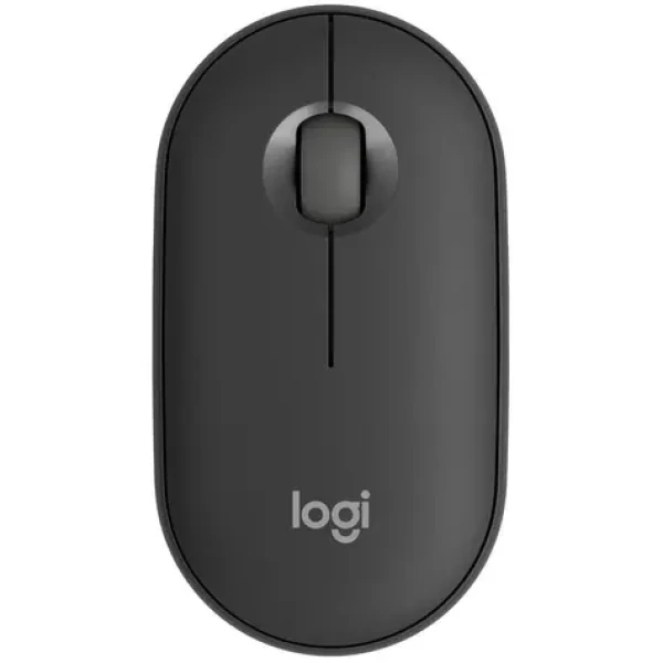 Logitech Pebble Mouse M350S černá / bezdrátová optická myš / 3 tlačítka / 4000dpi (910-007015)