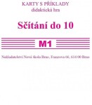 Sada kartiček M1 - sčítání do 10 - Zdena Rosecká