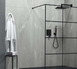 PAFFONI - Ringo West Sprchové rameno SQUARE, délka 40 cm, matná černá ZSOF063NO