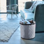 Úložný koš Reisenthel Homebasket M Frame Rhombus light grey