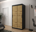 Šatní skříň Abi Jodelka 1 Barva korpusu: Dub artisan, Rozměry: 100 cm, Dveře: Bílá mat