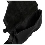 Trendy pánská kožená ledvinka GW Eckhart, černá