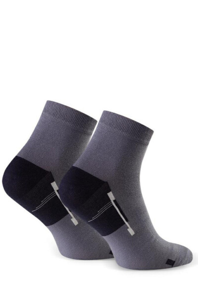 Pánské vzorované ponožky 054 šedá 38-40