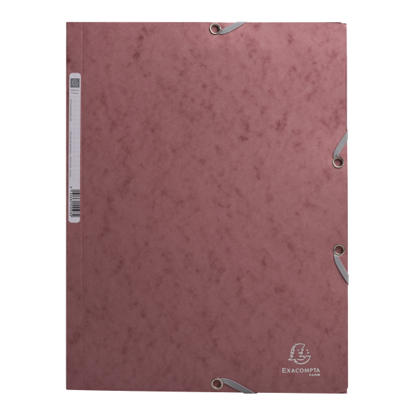 Spisové desky gumičkou Skandi, prešpán, A4 maxi, starorůžová