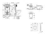 GROHE - Rapid SL Set předstěnové instalace, klozetu, sedátka SoftClose a tlačítka Skate Cosmopolitan, alpská bílá SANI11BB3117