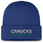 Fanatics Pánská zimní čepice Vancouver Canucks NHL Authentic Pro A/Cap Cuffed Beanie