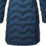 Dámská zimní bunda Killtec KOW 9 prošívaná bunda s kapucí dlouhá nepromokavá modrá (41806/744) 46