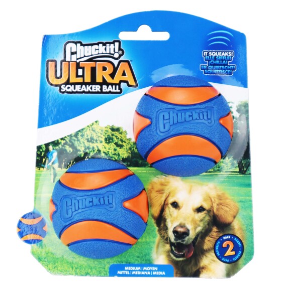 Chuckit Ultra Squeaker Ball M 6cm/2ks