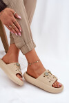 Dámské Pěnové Pantofle S Příšivkami Béžové Vinceza 76055 35/36
