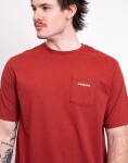 Tričko Patagonia M's Boardshort Logo Pocket Responsibili-Tee Rusty Red