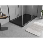MEXEN - Flow sprchová vanička obdélníková slim 100 x 160, černá mat 46R701016